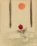 Mary Potter, The Rose and the Setting Sun, watercolour