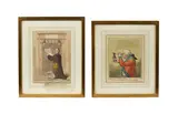 James Gillray, Untitled, The King of Brobdingnag, and Gulliver, published H Humphrey, 1803, hand coloured engraving