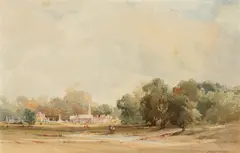 Charles Harrington, A Sussex Common, watercolour