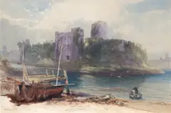 John Skinner Prout, Pembroke Castle, watercolour