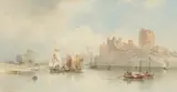 Emil Rieck, Pembroke Castle, South Wales, watercolour