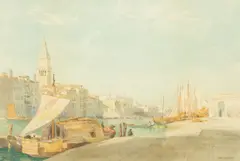 Richard Henry Wright, The Grand Canal, watercolour