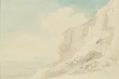 Anthony Devis, Birdlip Hill, pencil and wash