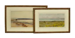 George Cockram, View to Rhoscolyn, Anglesey, watercolour