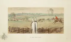 "Snaffles" Charles Johnson Payne, The Finest View in Europe, lithograph in colours