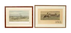 "Snaffles" Charles Johnson Payne, The Worst View in Europe, lithograph in colours