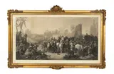 [Indian Rebellion] After Thomas Jones Barker, The Relief of Lucknow & the Triumphant Meeting of the Havelock, Outran, & Sir Colin Campbell, November 1857, engraving