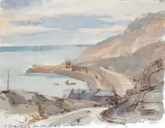 Lamorna Birch, Lamorna Cove, watercolour
