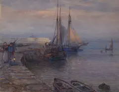 Arthur Wilde Parsons, Minehead, Somerset, watercolour