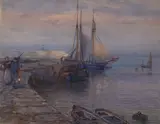 Arthur Wilde Parsons, Minehead, Somerset, watercolour