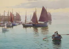 Ralph Todd, The Turn of the Tide, watercolour