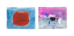 Alistair Grant, Two untitled works, watercolour and ink, each 32cm x 24.5cm (2)