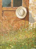 Chris Wild, Le Chapeau (The Straw Hat), oil on board
