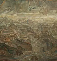 Arthur Berridge, Vast Landscape, oil on canvas