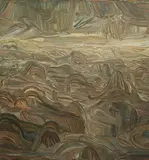 Arthur Berridge, Vast Landscape, oil on canvas