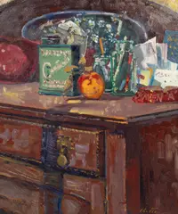Geoffrey Chatten, Still Life Study, oil on board