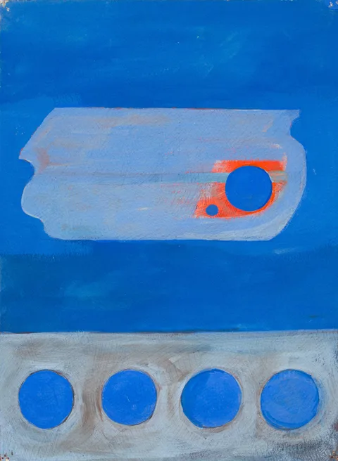Martha Visser't Hooft, Phenomena, 1984, Watercolor and gouache
