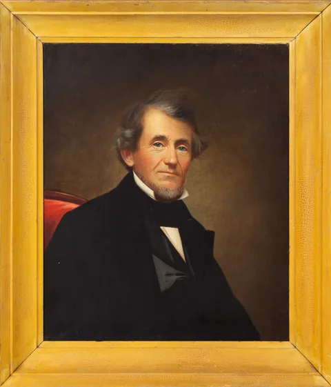 Portrait of Orin Hurd (1798-1863) by Charles Loring Elliott, Oil on canvas, sold May 2026