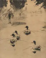 Frank Weston Benson, Broadbills
