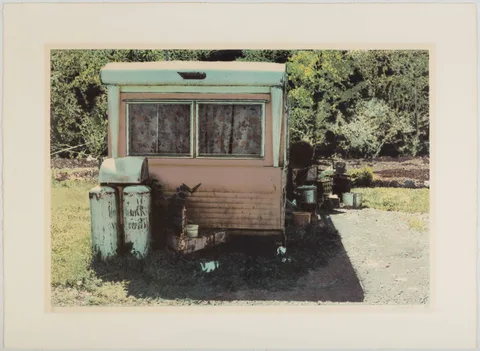John Salt, Pink Trailer, 1977, 1977, Lithograph