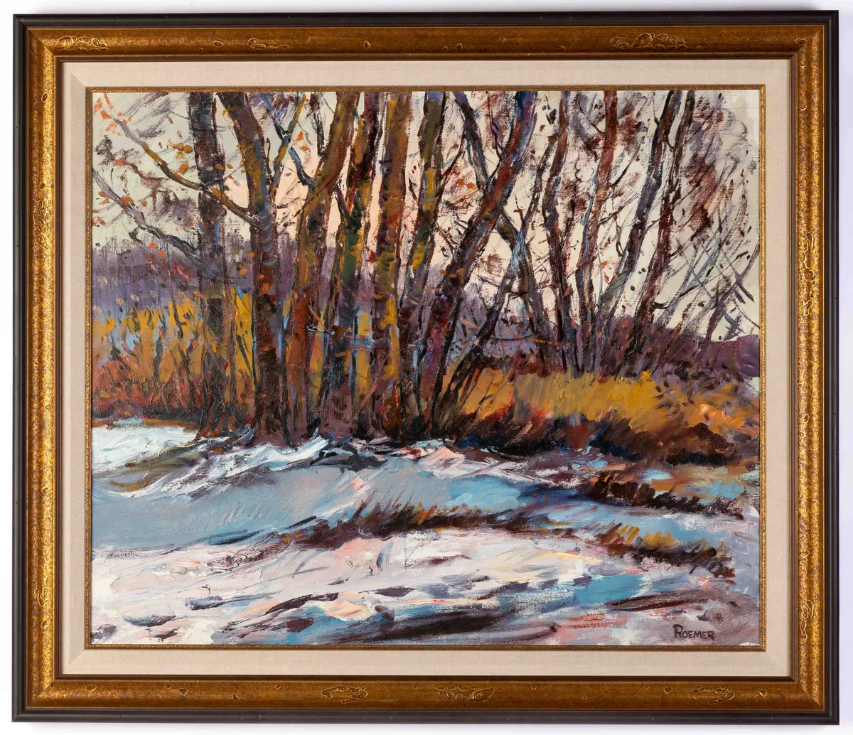 Len Roemer, Landscape, Oil on canvas