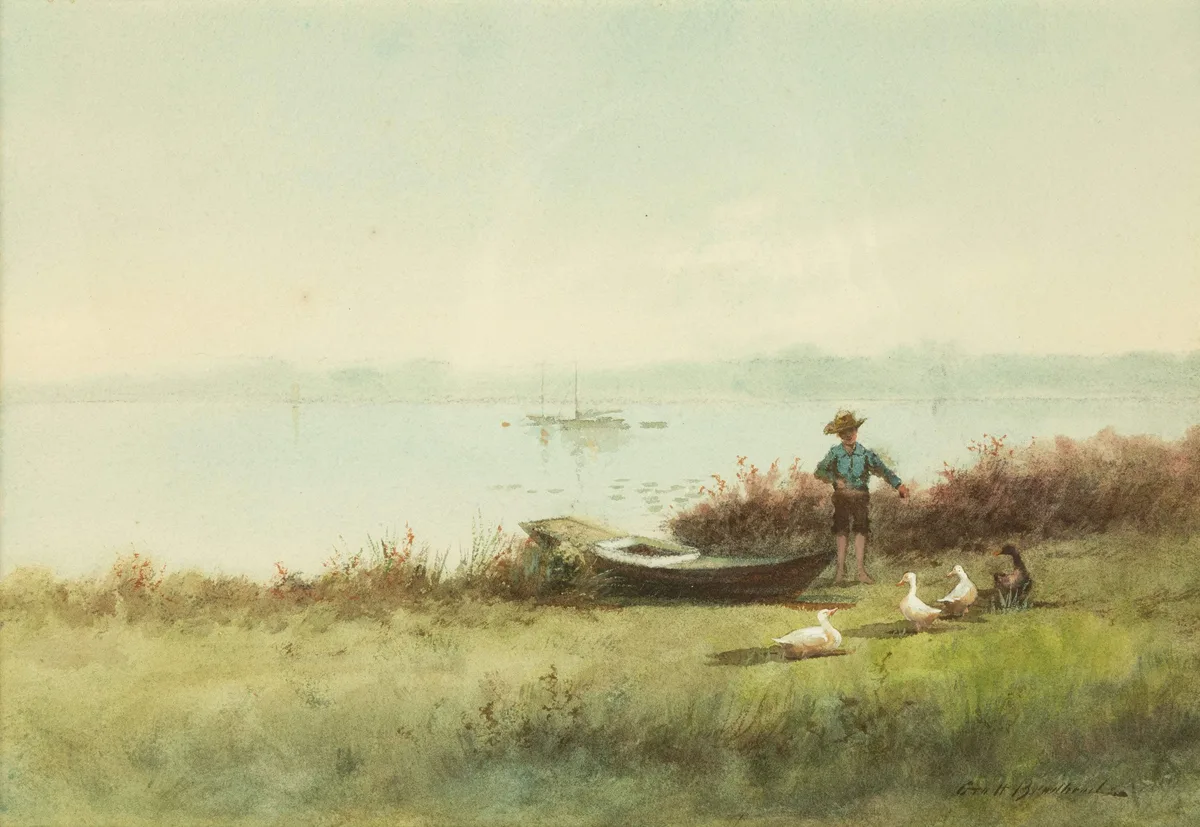 George Hamilton Brodhead, Landscape, Watercolor