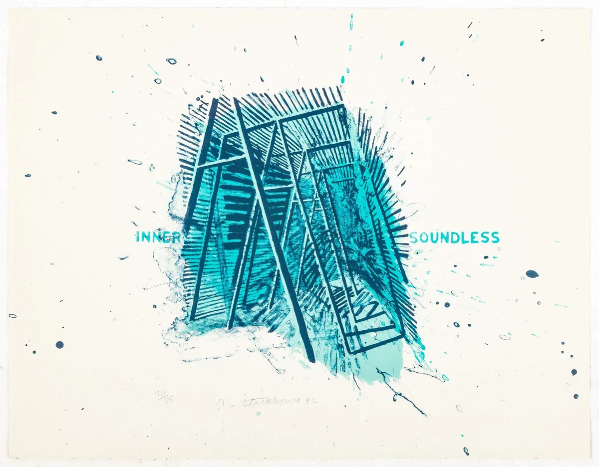 Inner Soundless by Robert Stackhouse, 1992, Lithograph in colors, sold Jun 2021