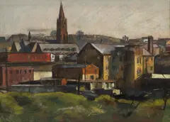 Antonio Pietro Martino, Manayunk, Pennsylvania, 1950-1960, Pastel on Bader Adamson Paper