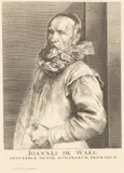 Sir Anthony Van Dyck, Portrait of Jan De Wael, Etching with Engraving on Watermarked Laid Paper