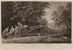 George Stubbs, Labourers, Engraved by Richard Earlom Engraving on Paper
