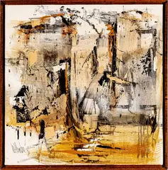 Gino Hollander, Untitled, 1973, Oil on Canvas, Abstract