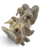 Pavinak Petaulassie, Birds, circa 1995, Soapstone Sculpture