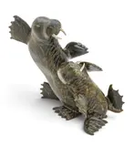 Pavinak Petaulassie, Walrus, circa 1998, Soapstone Sculpture