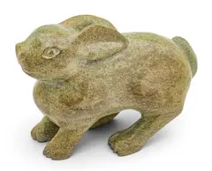 Pitsiula Michael, Rabbit, circa 2000, Serpentine Sculpture