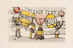 Paul Klee, Laternenfest Bauhaus 1922 (Bauhaus Lanterns Festival), 1947, Lithograph in Colors on Wove Paper