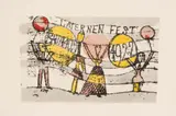 Paul Klee, Laternenfest Bauhaus 1922 (Bauhaus Lanterns Festival), 1947, Lithograph in Colors on Wove Paper