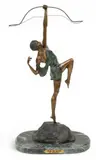 Pierre le Faguays, Diane Chasseresse, circa 1980, Bronze Sculpture