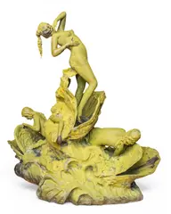 Raoul François Larche, "LaMer" Monument Size, Bronze Garden Sculpture