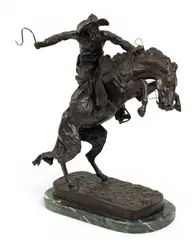 Frederic Remington, Broncho Buster, Bronze Sculpture