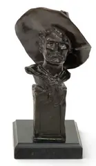 Frederic Remington, The Sargeant, Bronze Sculpture