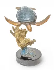 Dale J. Evers, Turtle, 1994, Bronze Sculpture