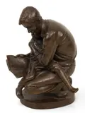 Bruno Lucchesi, Father and Son, 1976, Bronze Sculpture