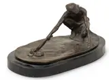 Charles Marion Russell, Snake Priest, Bronze Sculpture