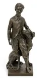 Jean-Baptiste Carpeaux, Le Prince Impérial Et Le Chien Néro, Bronze Sculpture