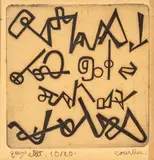 Untitled by Pierre Louis Maurice Courtin, Etching on Paper, Abstract, sold Jul 2026