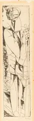 Gyula Hincz, A Halász (The Fisherman), Engraving on Paper