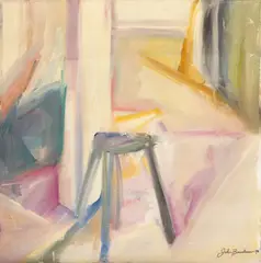John Lawrence Beardman, Abstract Composition, 1976, Oil on Canvas
