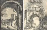 Luigi Rossini, The Colosseum in Rome; Arco Di Druso, Reproduction Prints on Paper