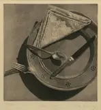 Nona Hershey, Place Setting, Etching and Aquatint on Wove Paper