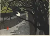 Kiyoshi Saitō, Enkaku-ji Kamakura, 1971, Woodblock Print
